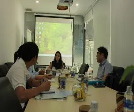 Tập đoàn HYOSUNG đến thăm và làm việc với Công ty CP Kỹ thuật Bình Sơn